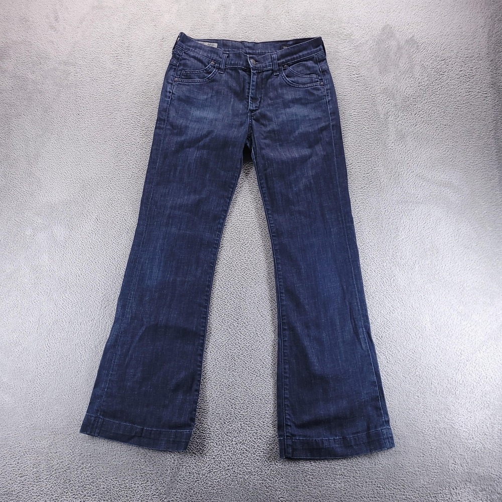 Citizens Of Humanity Jeans Womens 29 Blue High Rise Wide Leg Dark Wash Stretch - Picture 1 of 11